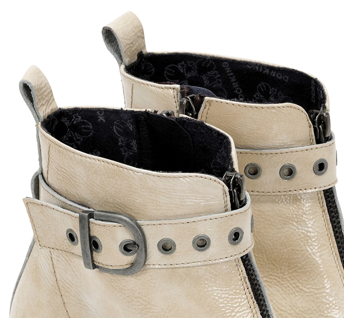 THAIS D8300 Weißer Stiefeletten - Image 7