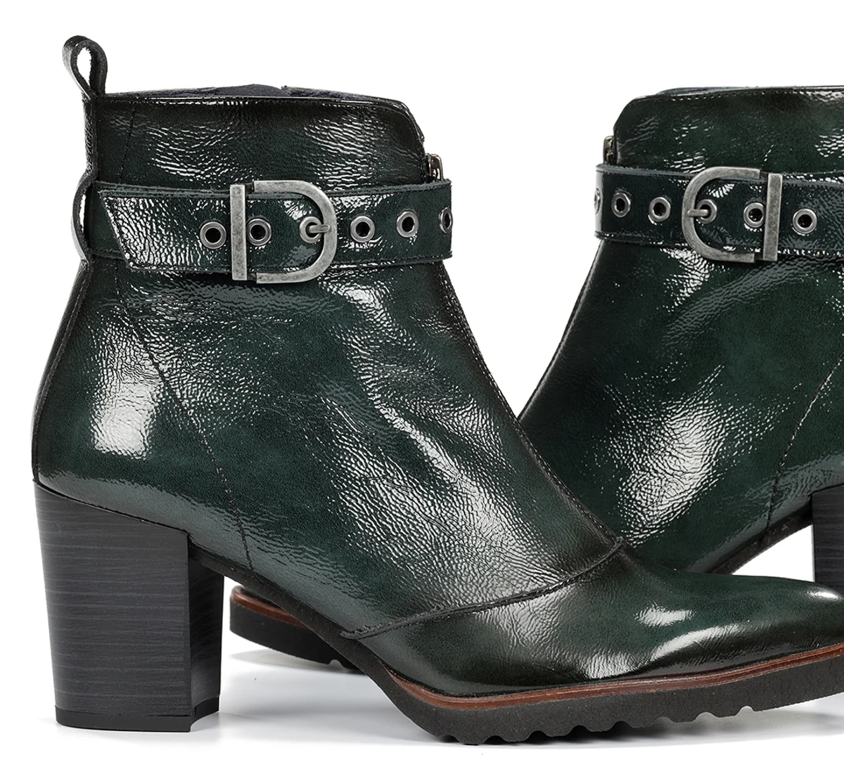 THAIS D8300 Grüner Stiefeletten - Image 7