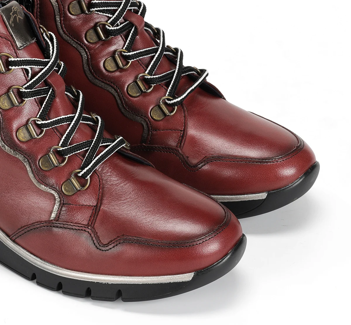 UNION F2073 Burgunderfarbe Stiefeletten - Image 6