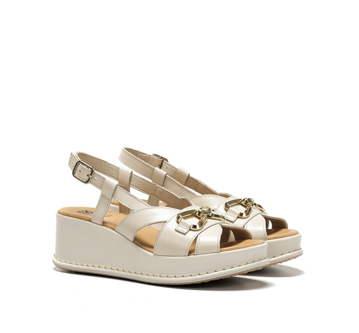WINDY D9651 Taupe Sandale - Image 2